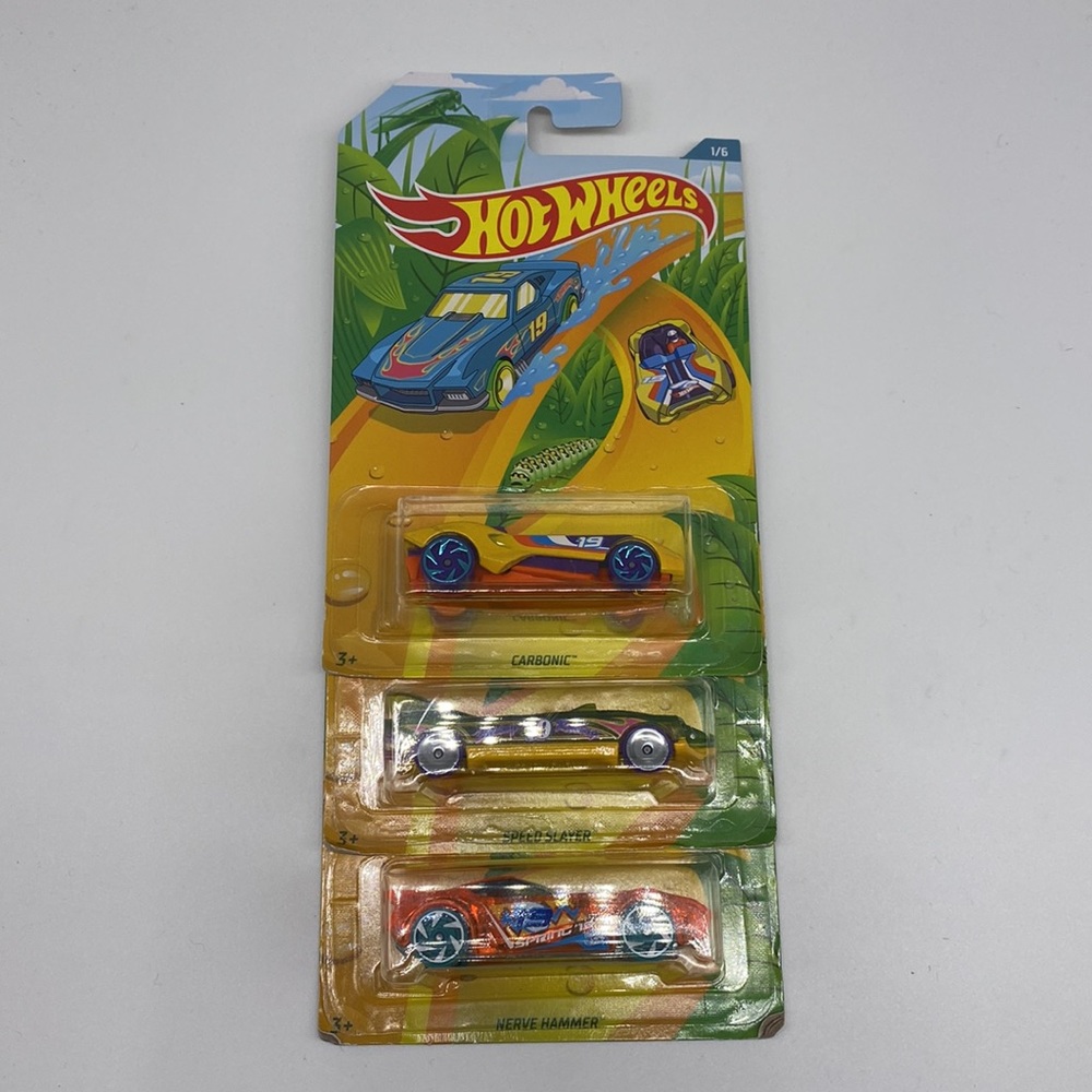 Hotwheels Carbonic Speed Slayer Nerve‎ Set of 3 NWT